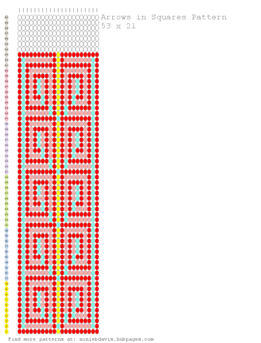 free-bead-loom-patterns-square-designs