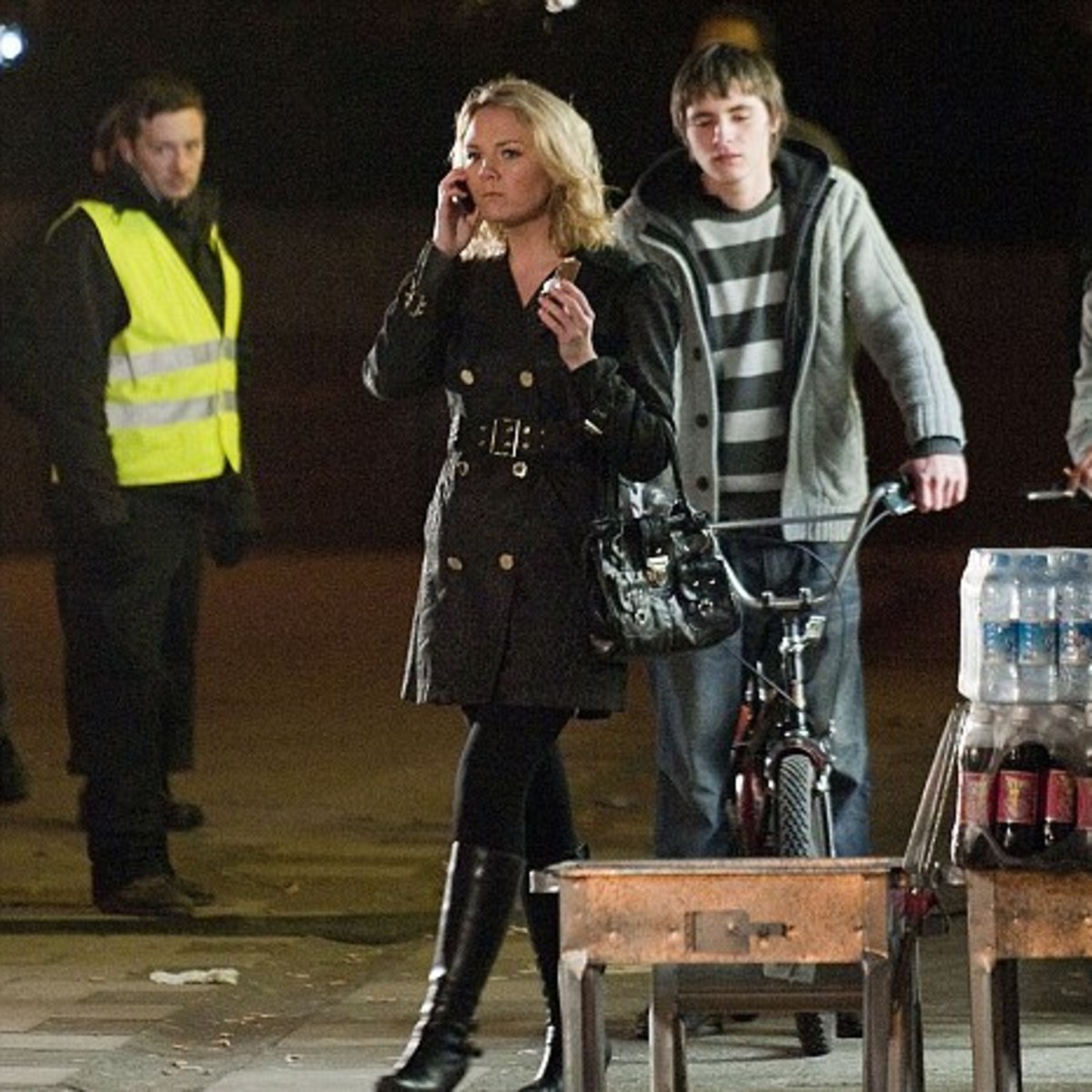 As panick sets in Janine and Lauren begin searching for her