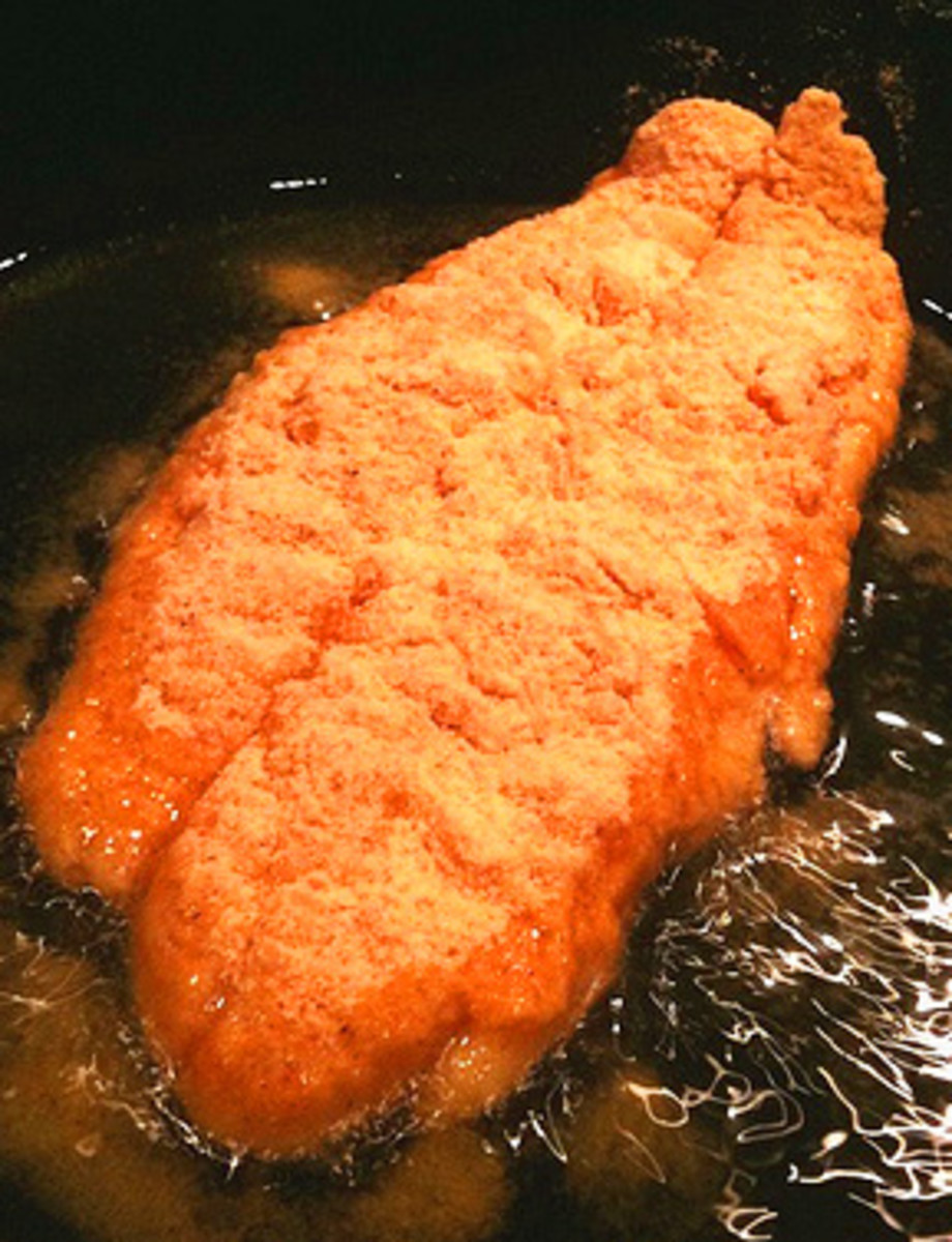 A typical Baked CATFISH FILET right out of the oven.