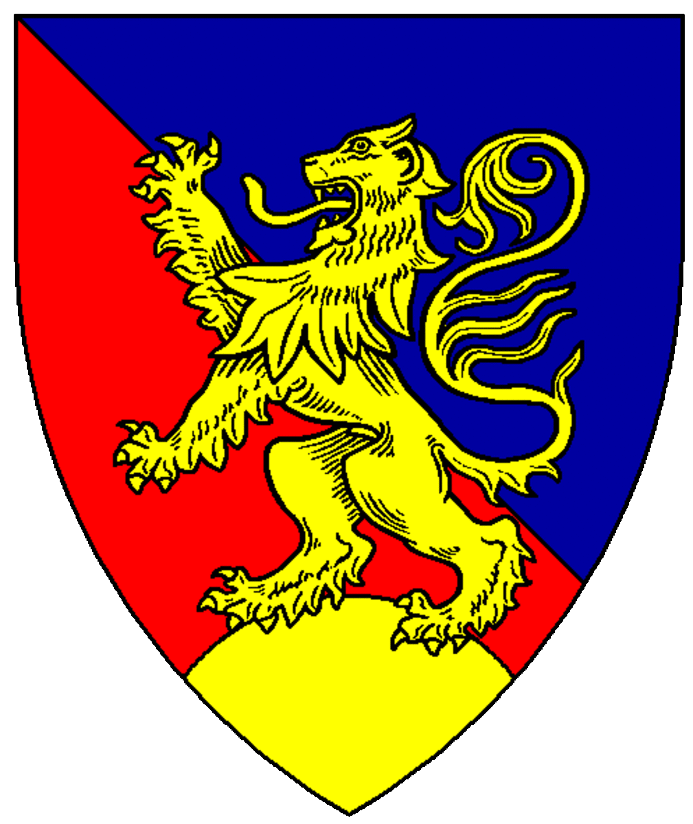 The coat of arms of Llywelyn ap Madog