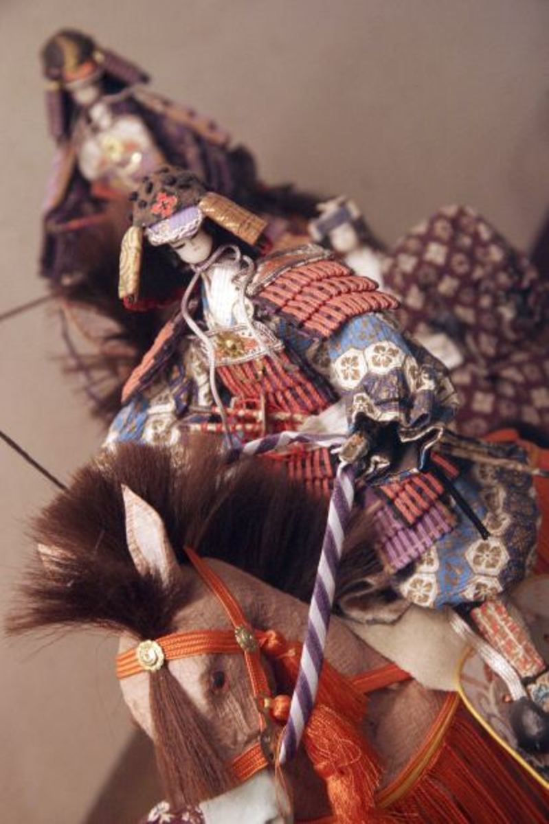 The boys also have dolls to display for their day. The Samurai were an important class sector in Japanese Society. There both male and female people who belonged to this class.