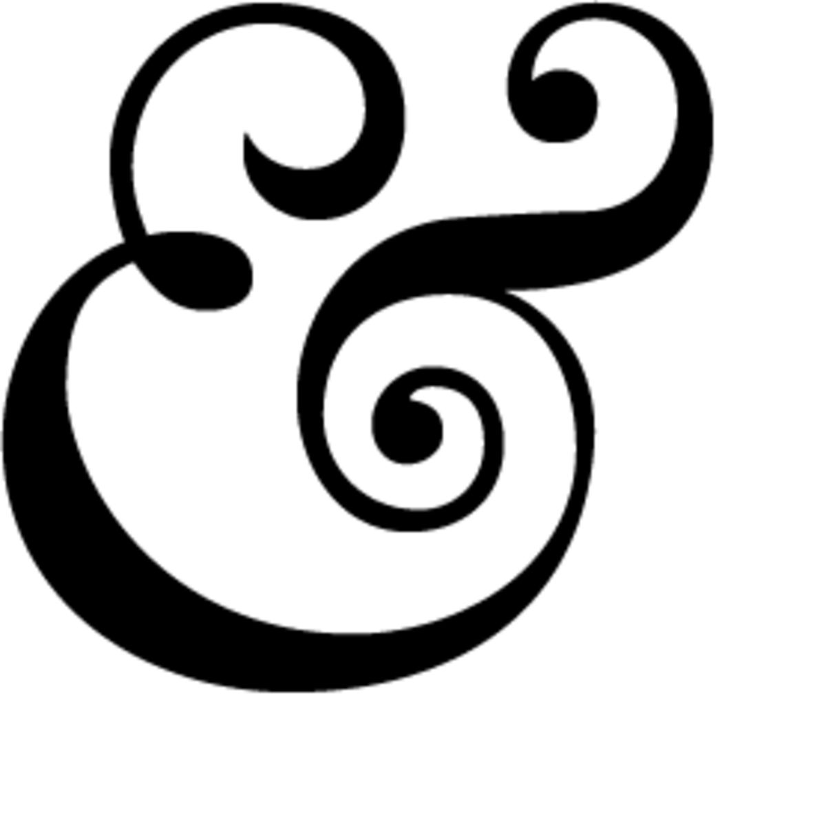 My, what a lovely ampersand you have!