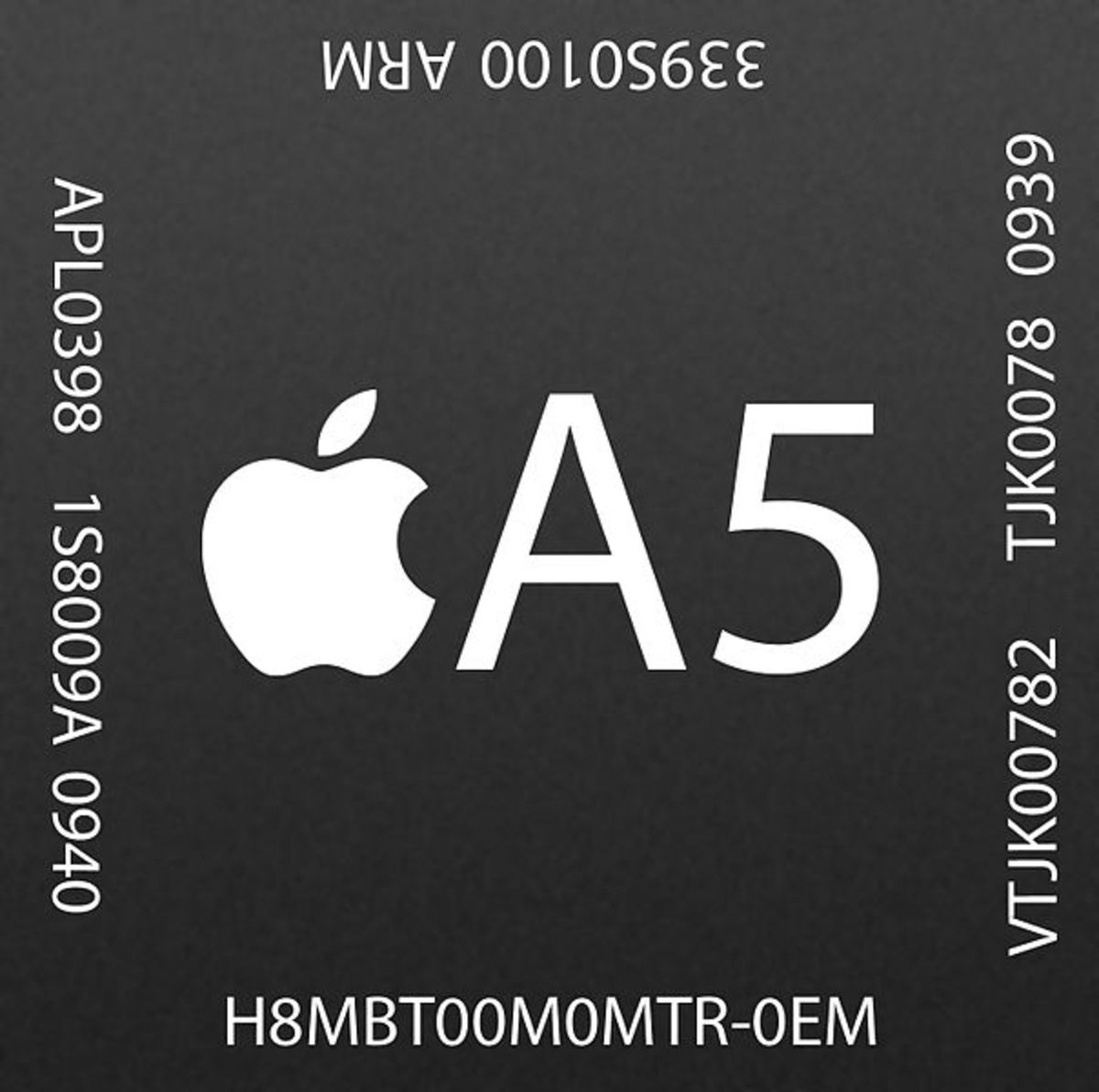 The Dual core processor featured in iPhone 4S. The processor runs 512 MB of Random Access Memory