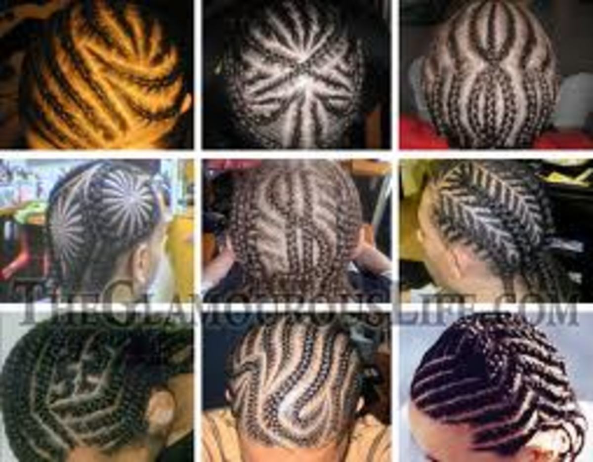 Various Cornrow hairstyles