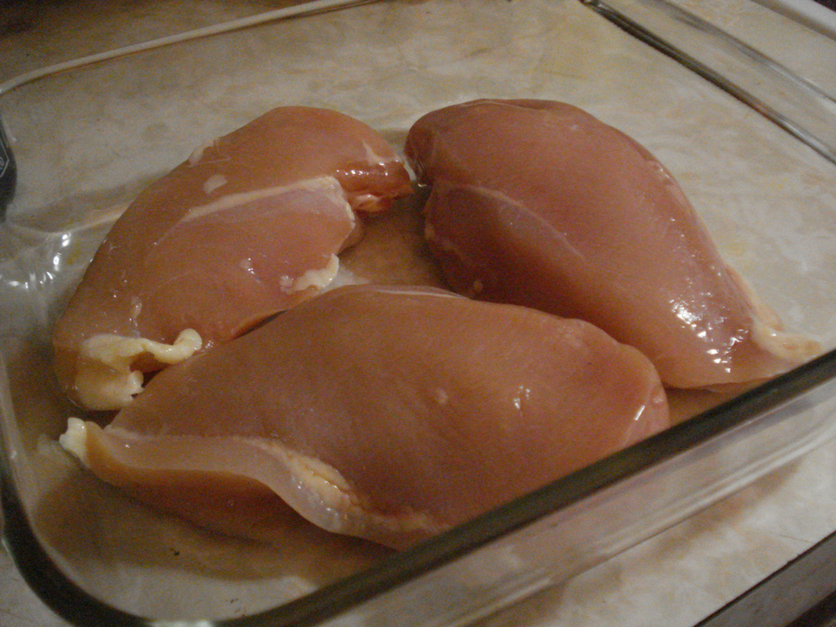 Use lean chicken breast for chicken jerky recipe.