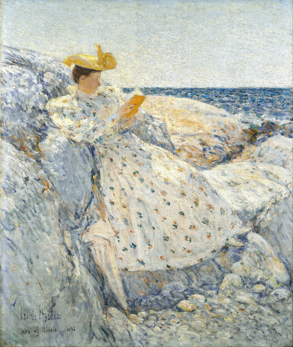 Summer Sunlight (Isles of Shoals) by Childe Hassam oil on canvas (1892)