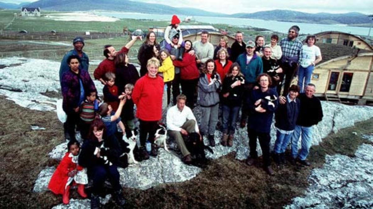 The Castaway 'cast' who won places on a remote Scottish island.