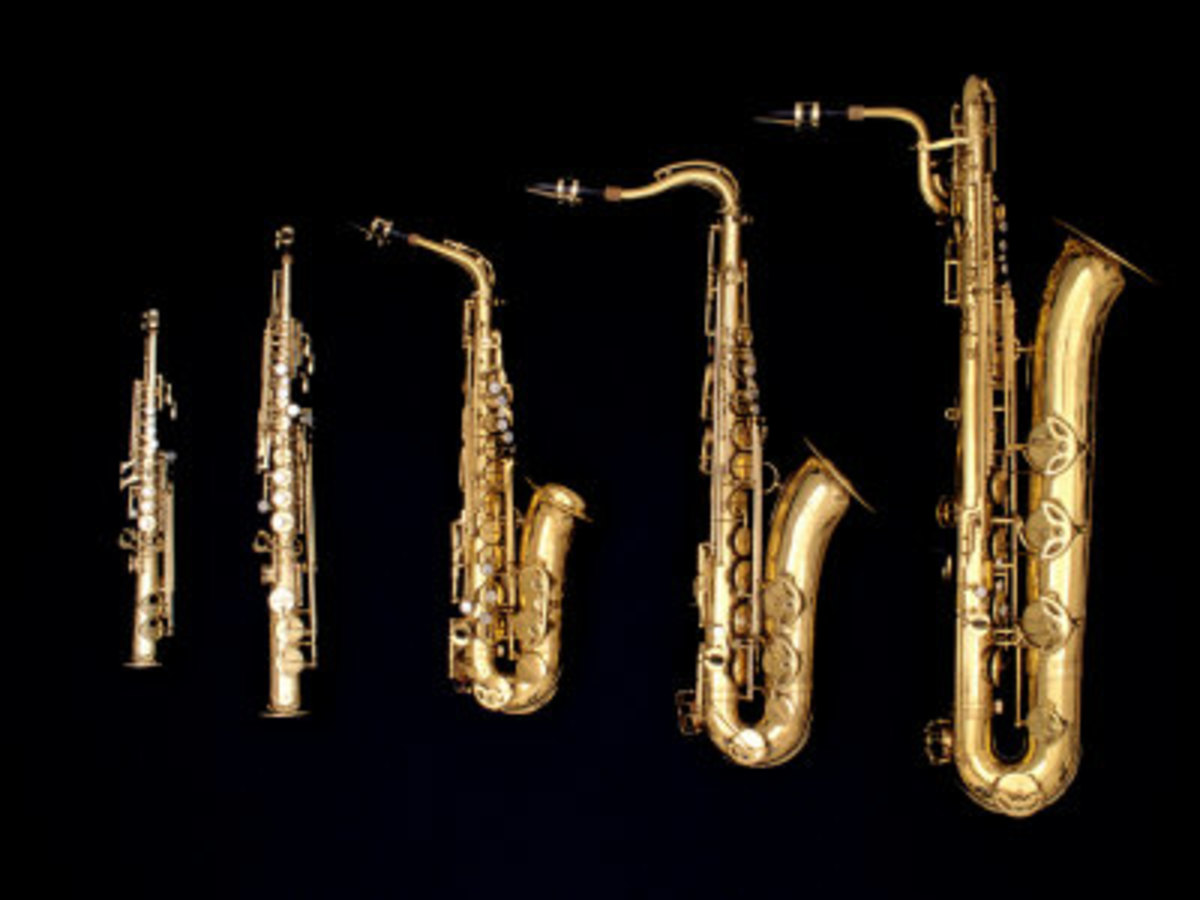 Какие бывают саксофоны фото