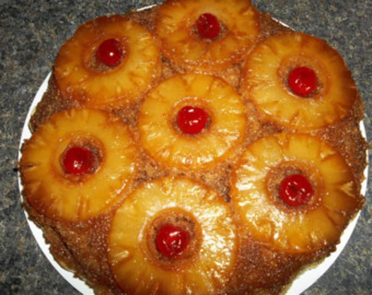 Pineapple Right Side Up Cake