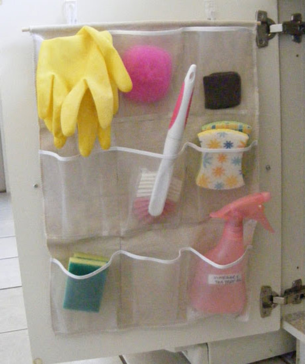 Repurposed Shoe Organizer | Click Pic for 42 DIY Bathroom Organization Ideas