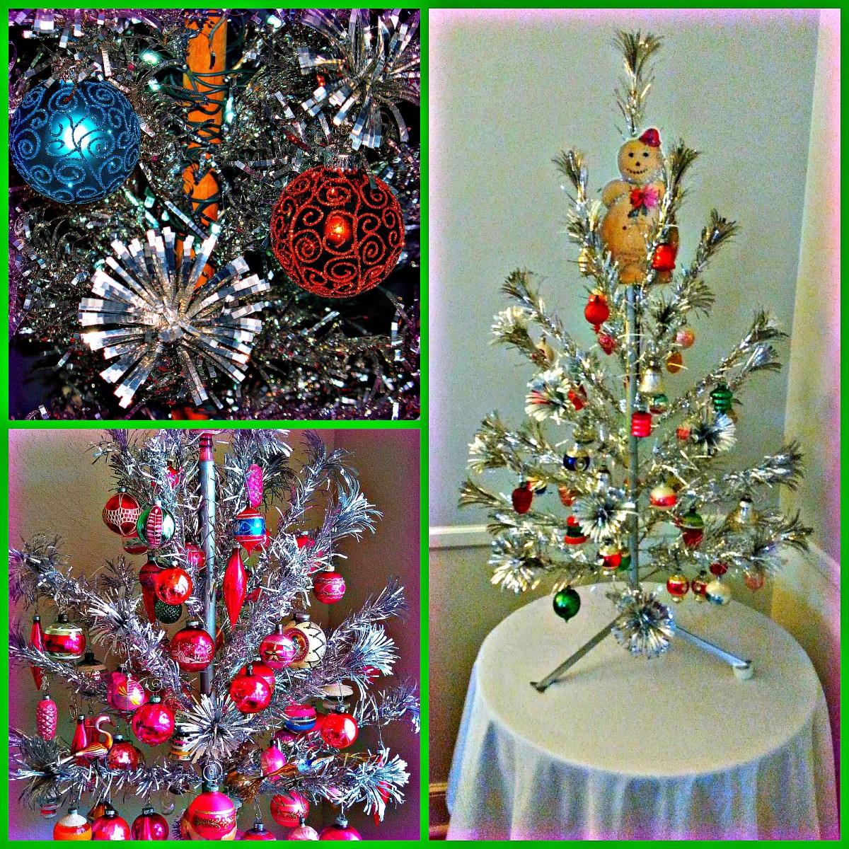 Mirro aluminum christmas tree