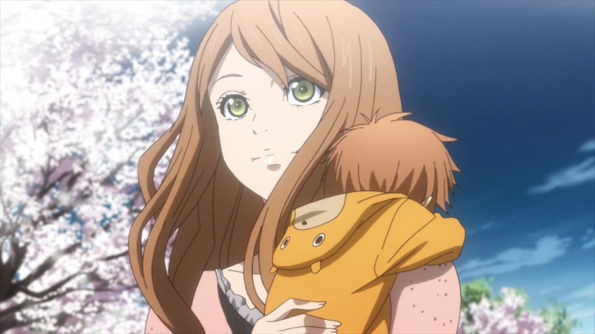 Naho 10 years in the future with her child.