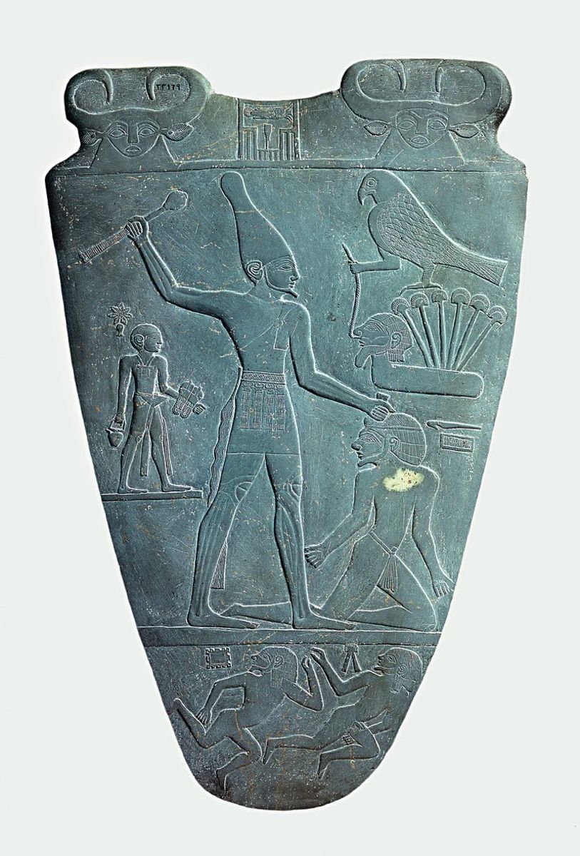 Early Dynastic Age, King Narmer. Dynasty '0' Approx. 3150 - 3050 (Egyptian Museum, Cairo)