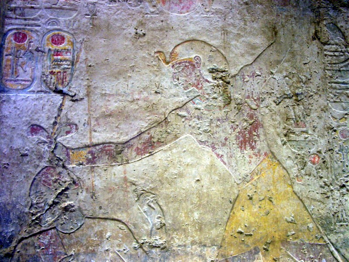 New Kingdom, King Ramesses II. 19th Dynasty, Approx. 1279-1213 (Temple of Beit El WalI, Nubia)
