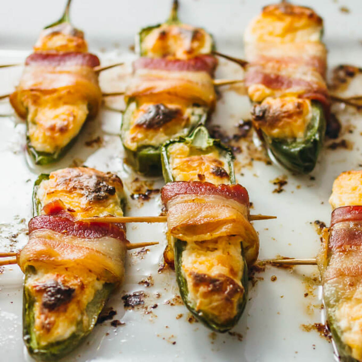Jalapenos with Cheese and Bacon