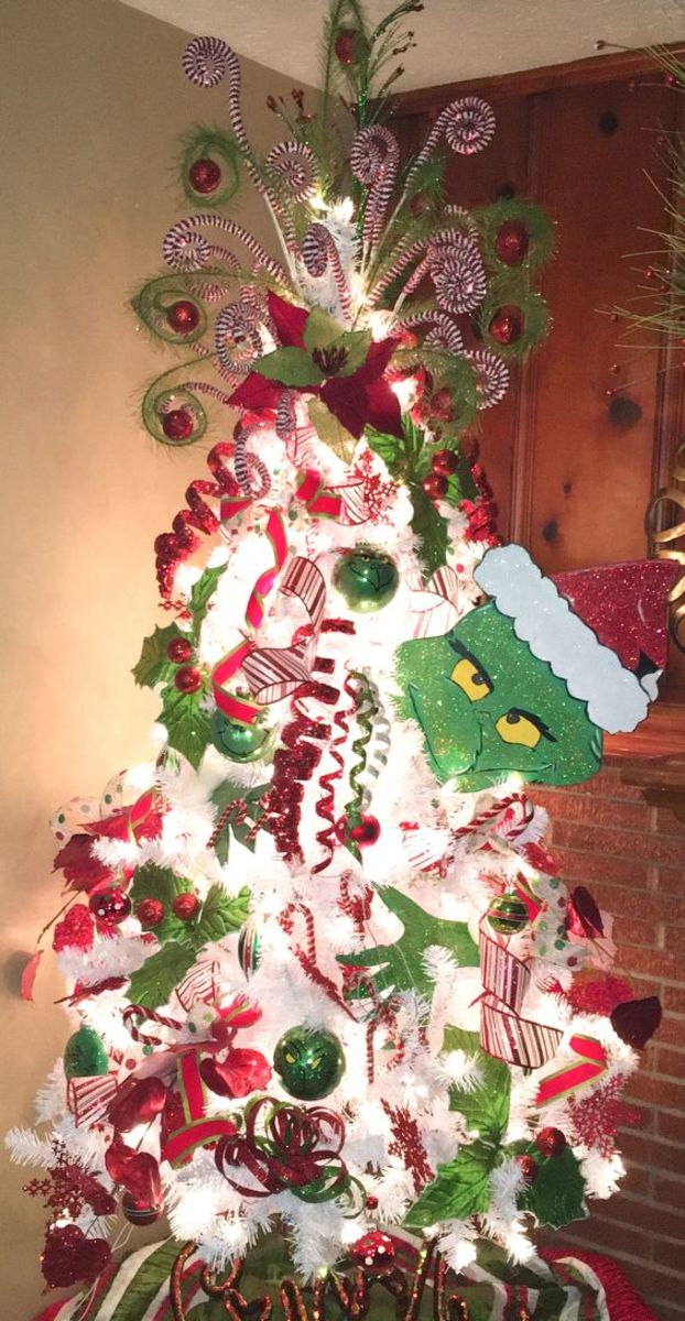Whimsical Grinch Christmas Tree