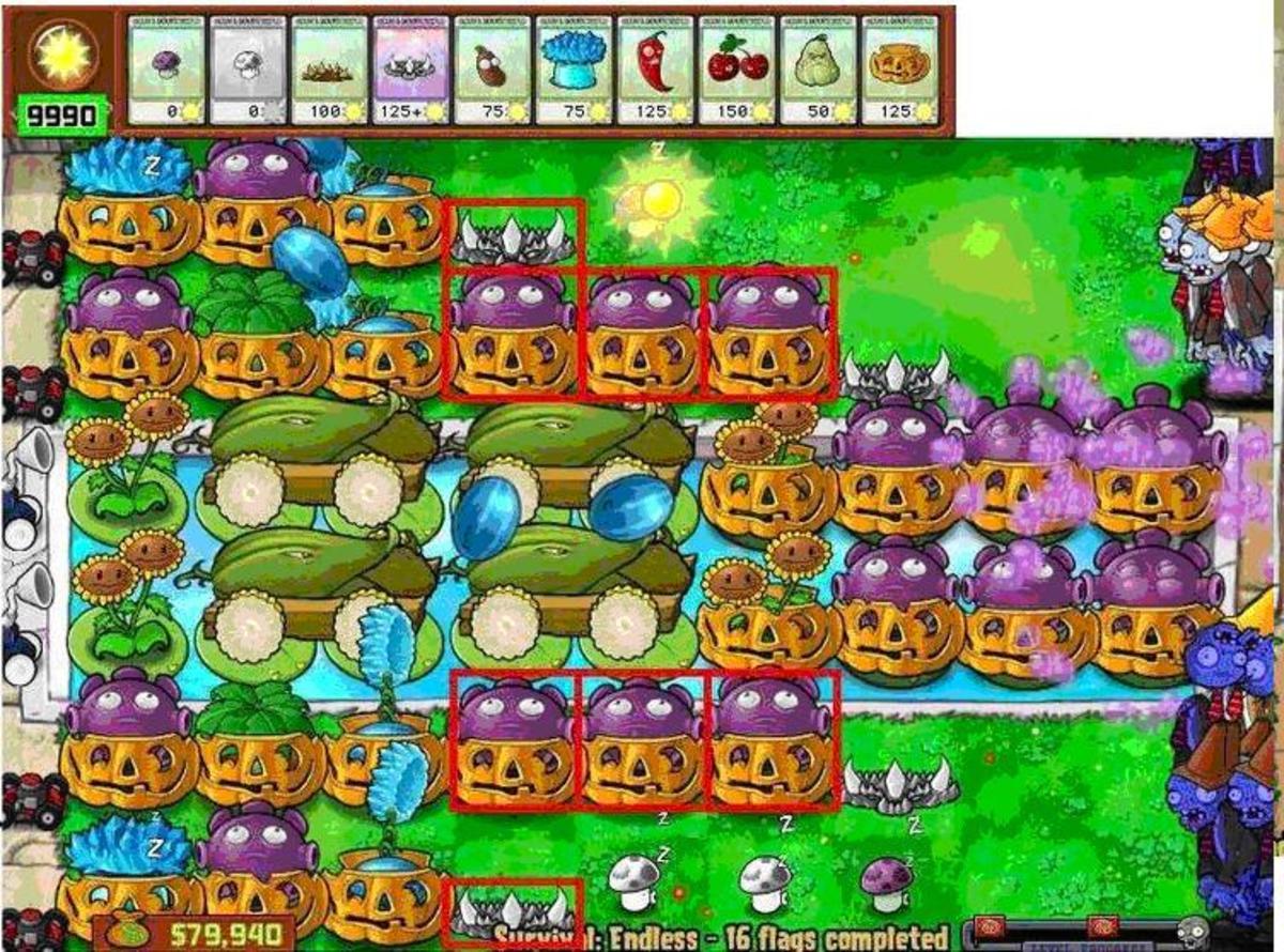 Plants Vs Zombies Endless Survival Strategies 1 000 Flags HubPages