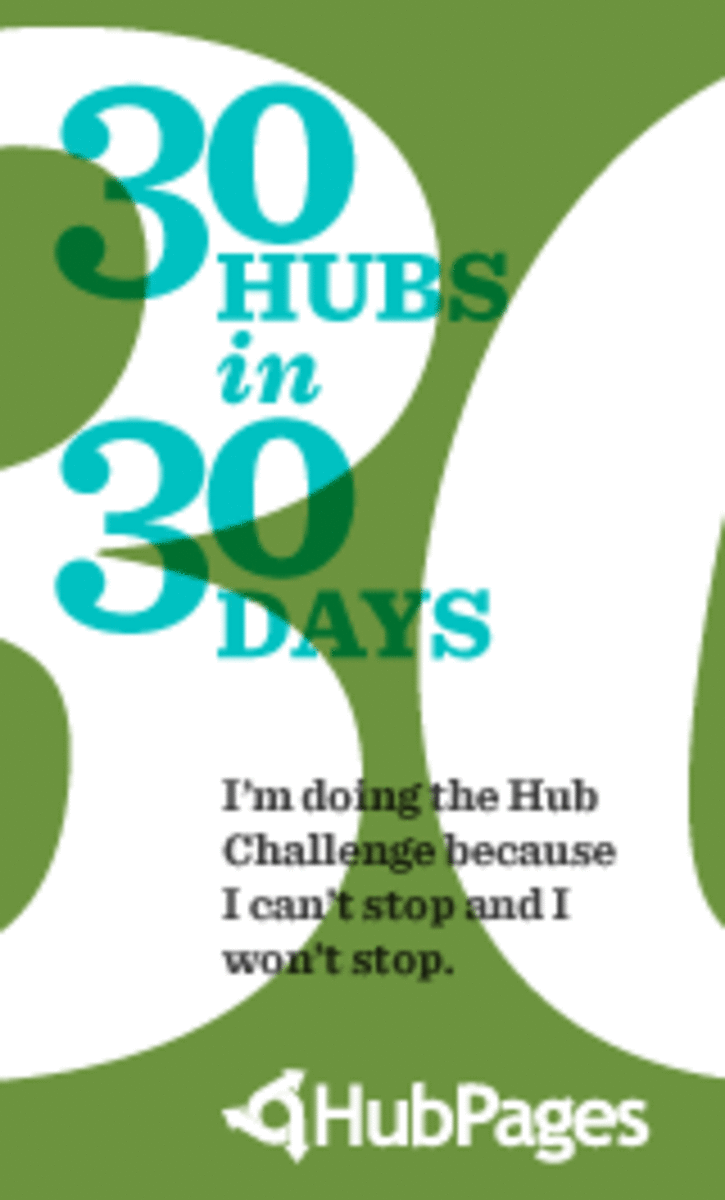 #11 for 30 in 30 days that started on July 25th. I'm behind by ten Hubs but still might catch up.