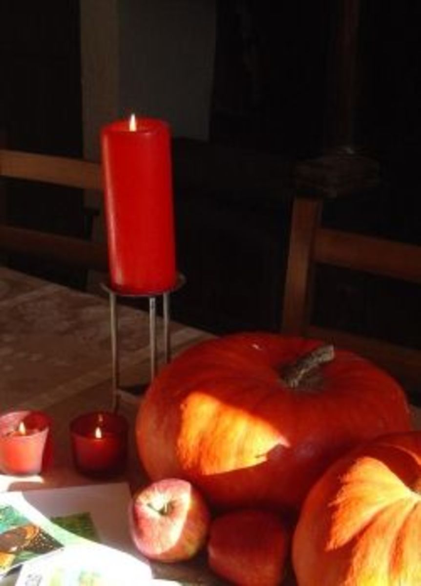 Candles and Pumpkins