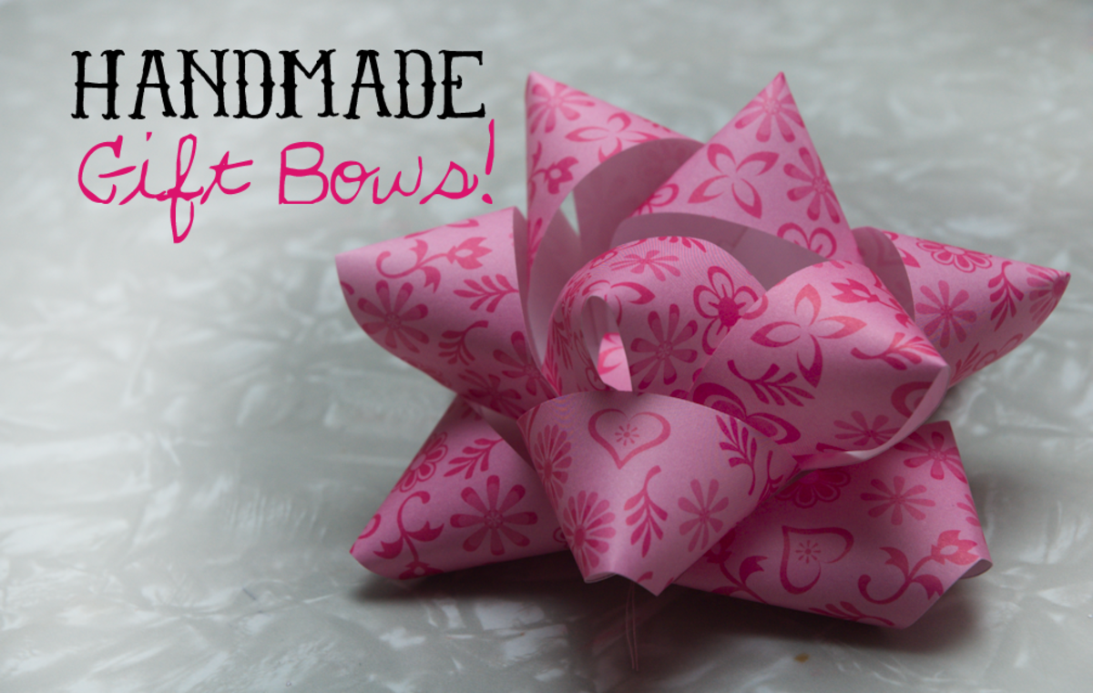 handmade gift bow