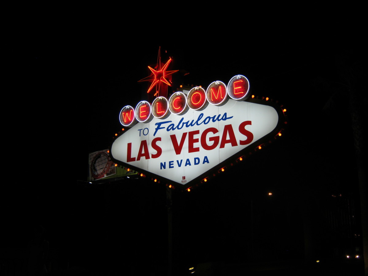 Welcome To Fabulous Las Vegas sign.