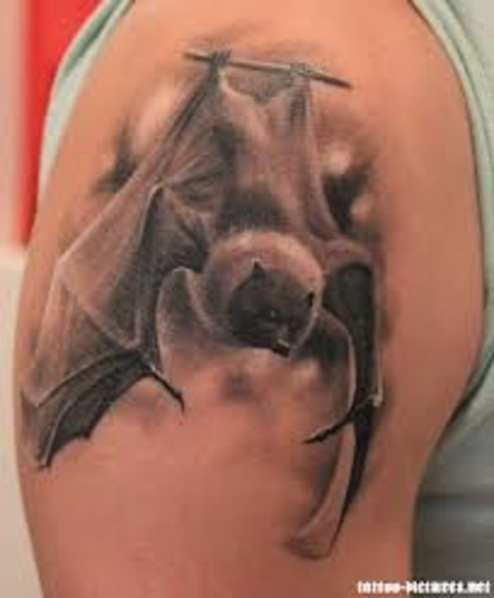 100000 Flying bat tattoo Vector Images  Depositphotos