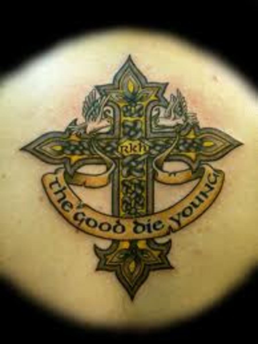 R.I.P. Tattoos And Designs; Rest In Peace Tattoo Ideas And Meanings; Memorial Tattoo Designs And Symbols