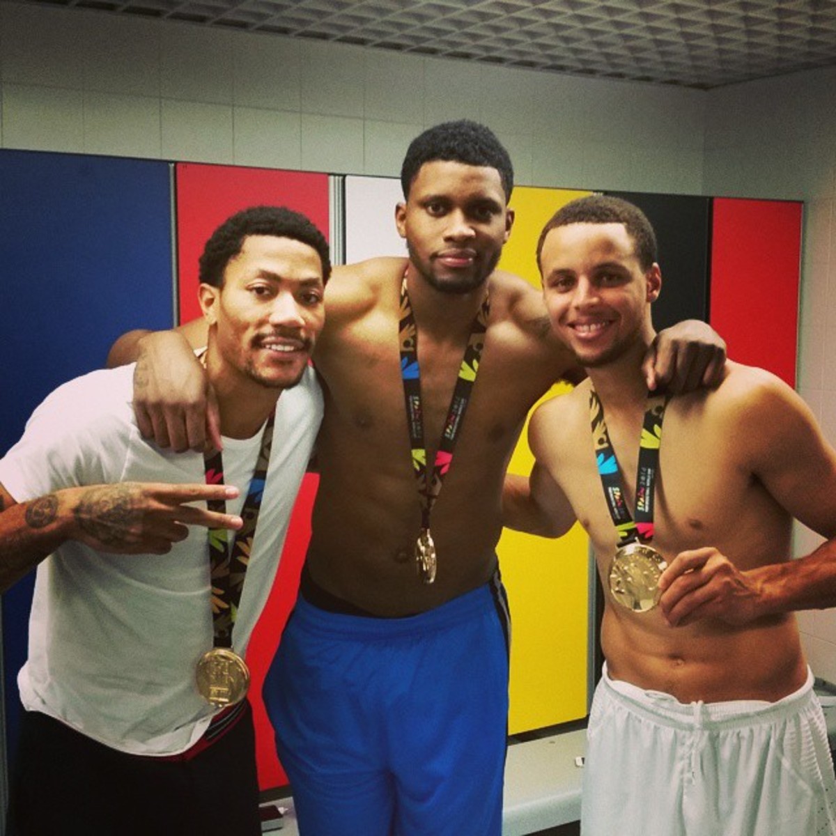 DRose, Rudy Gay and Steph Curry