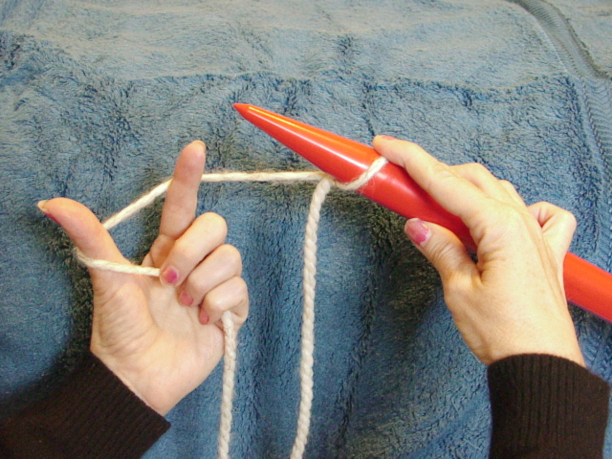 Knitting For Beginners How To Cast On In Knitting Hubpages 