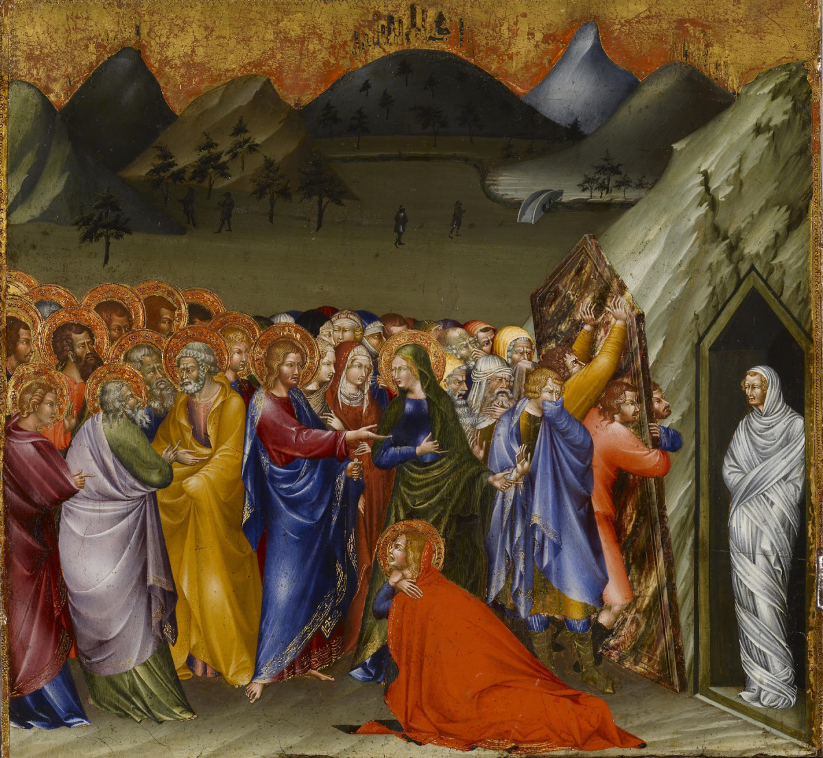 The Resurrection of Lazarus by Giovanni di Paolo