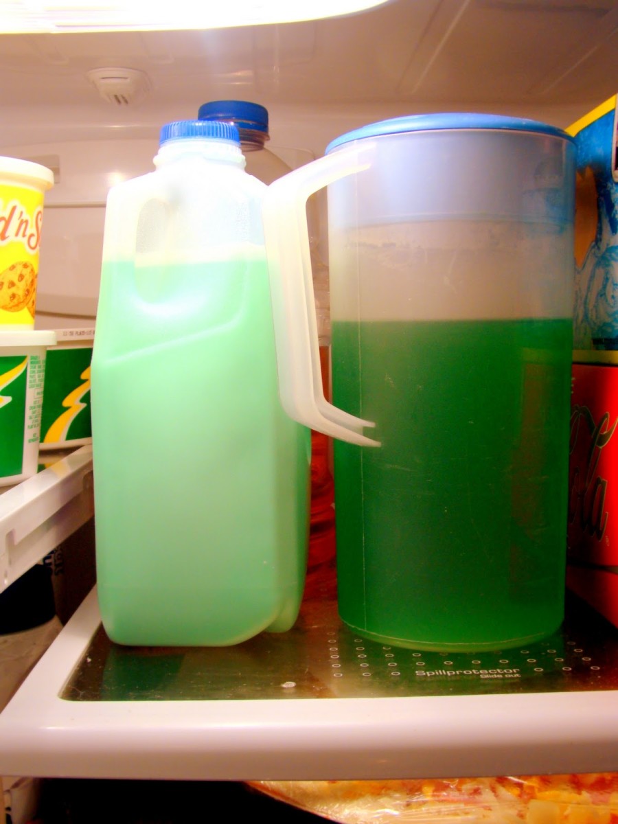 Turn everything in the fridge green!