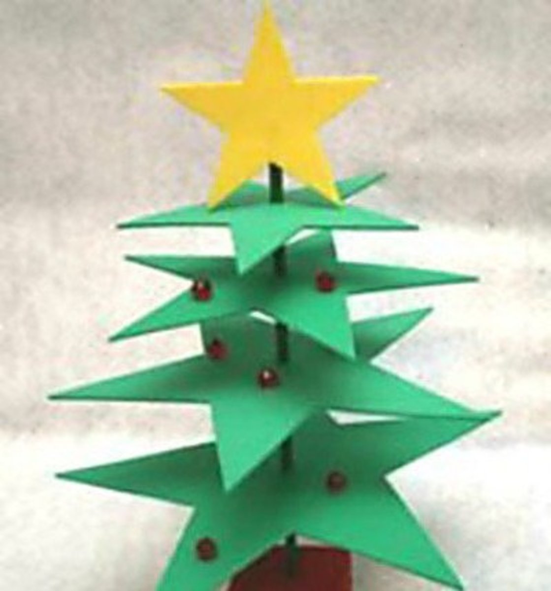 Foam Star Christmas Tree