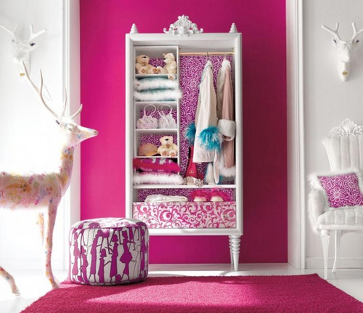 Pillows, curtains, or other decorative pieces are good options if you'd like to get her something for her room. 