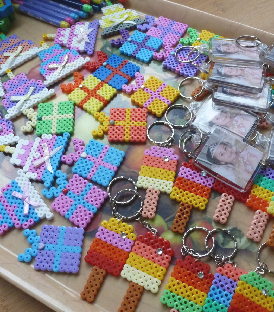 I used fused beads to make fun and cute party favors for my daughter's birthday which saved me a lot of money buying gifts.