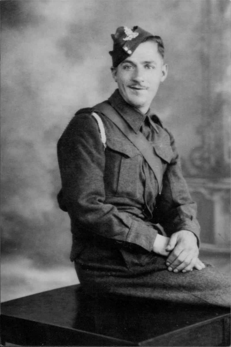 Grandad's brother Joseph 'Joe' Triggs in the Armed Forces during World War Two.