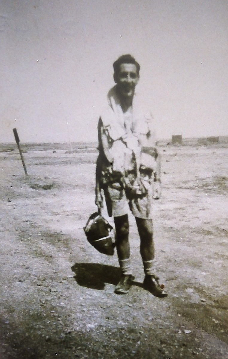 Granddad's brother Tommy during World War Two. 