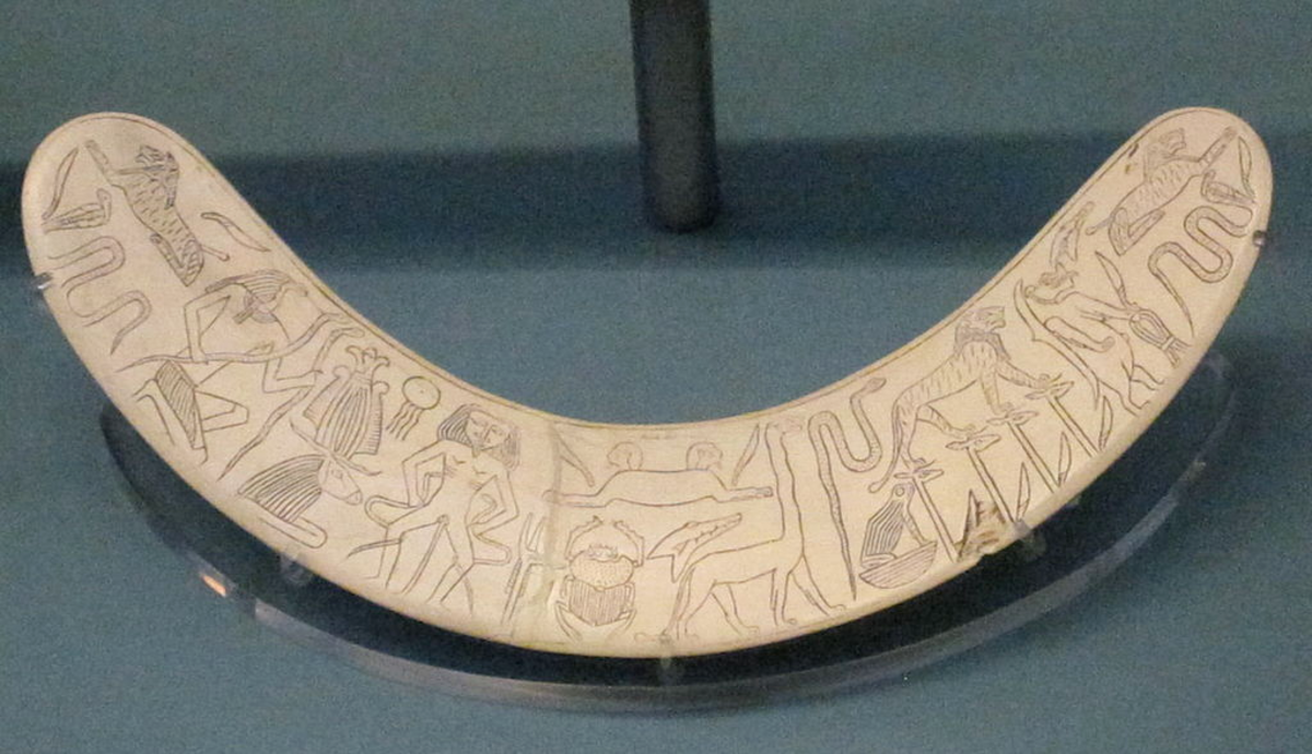 Egyptian ivory wand