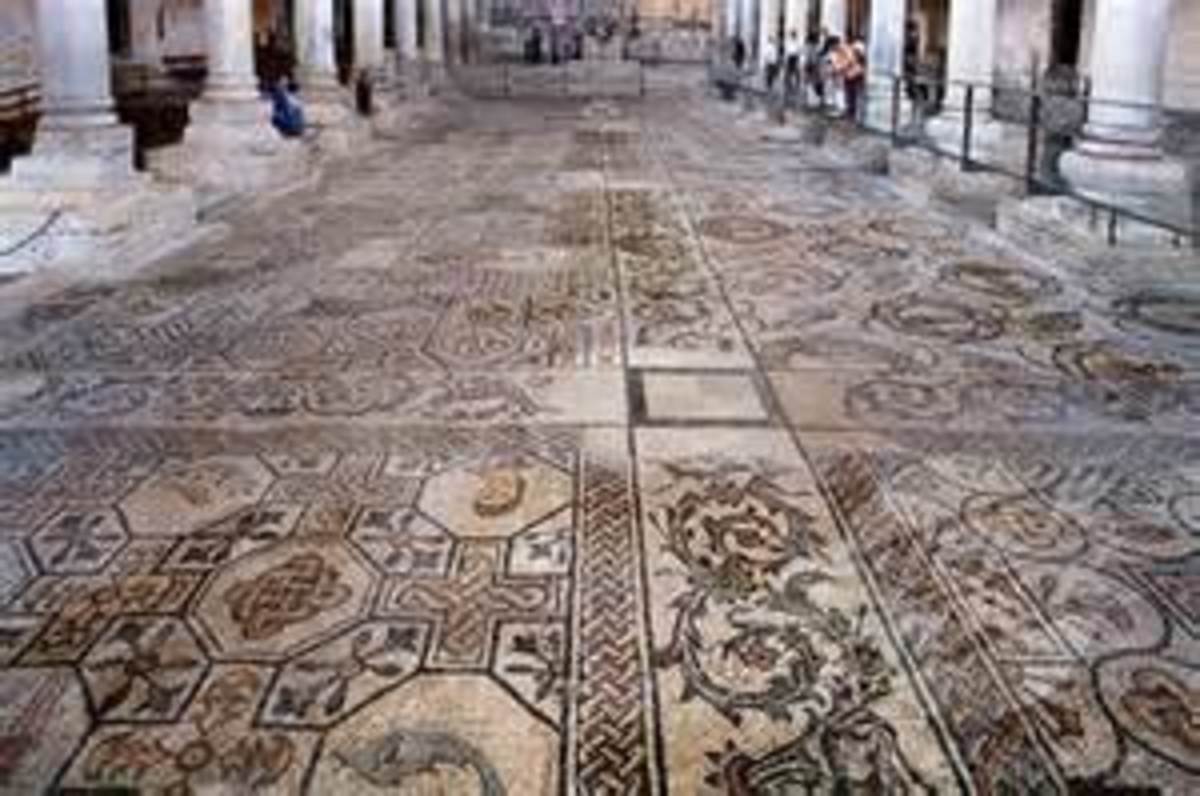 Mosaics in the basilica of Aquileia