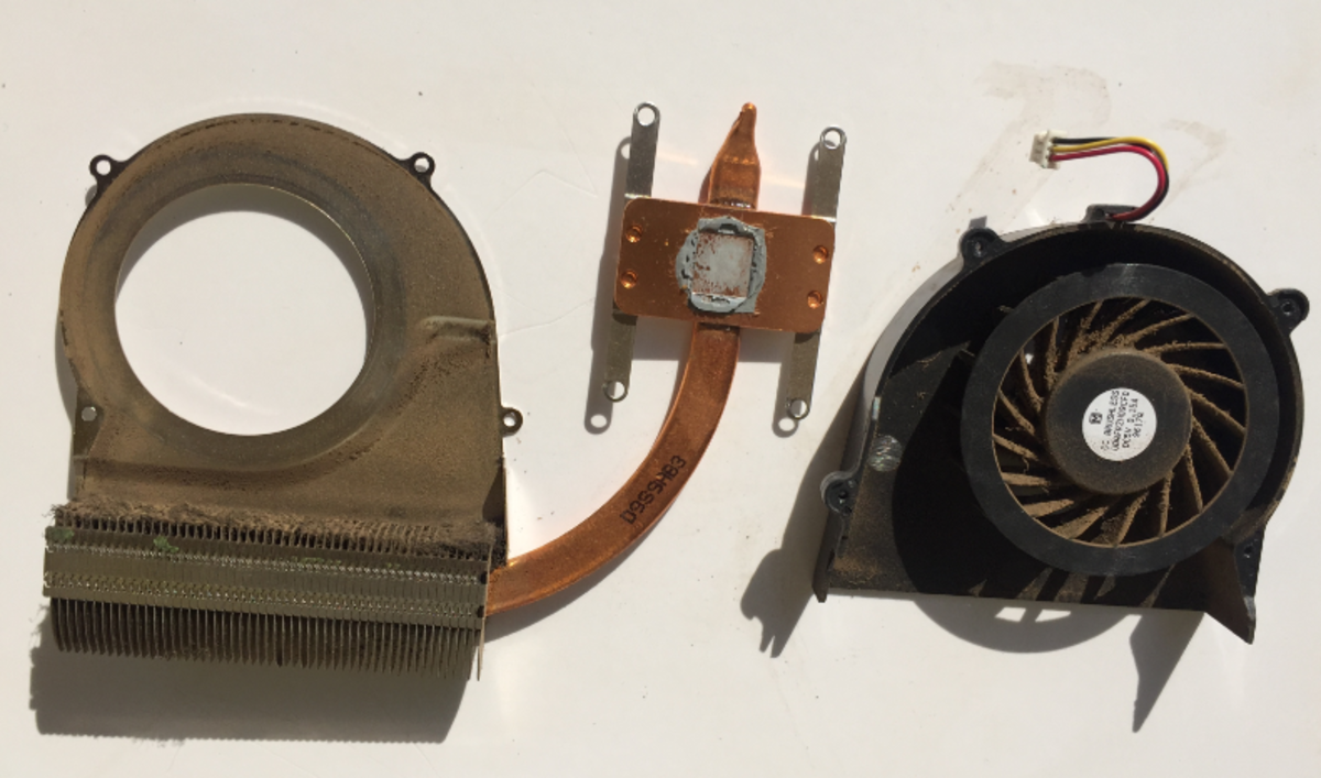 How to Clean a Laptop Fan and Heat Sink Fins