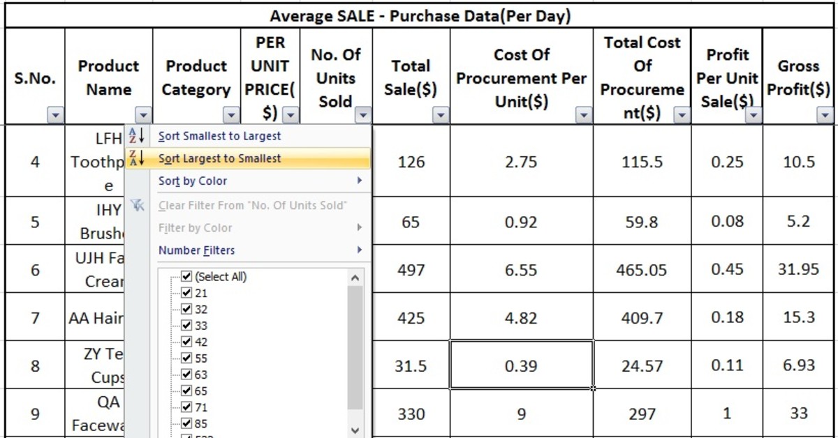 how-to-perform-sales-purchase-analysis-using-excel-to-find-out-sales-trends