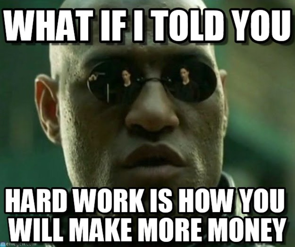 Money Meme that tells it how it is. Hourly pay is hourly pay. Work more hourly, get more pay.
