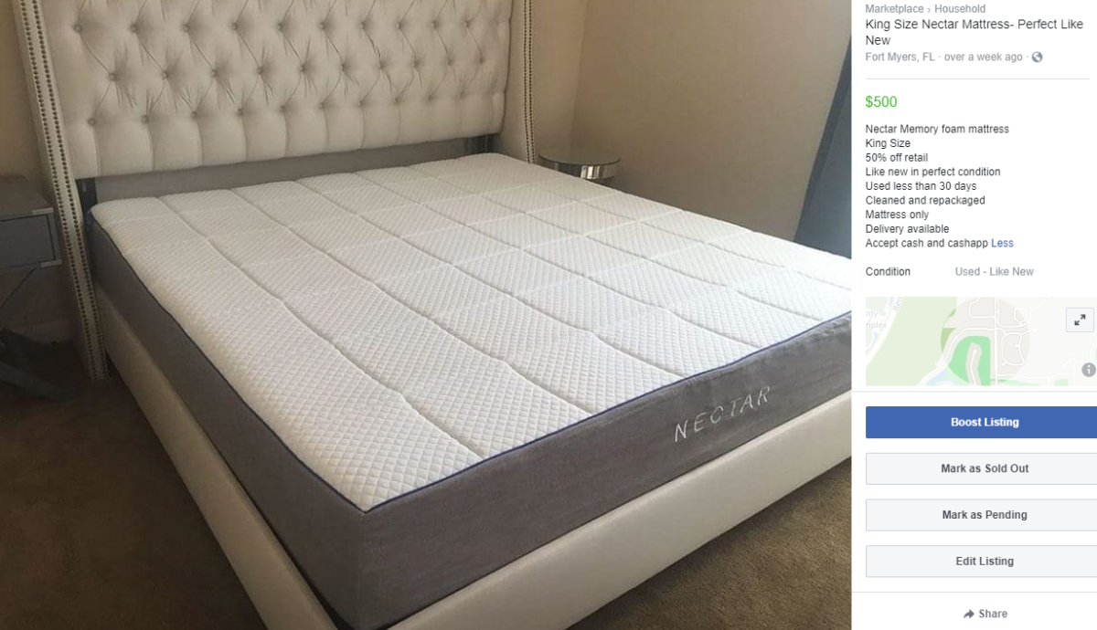 This is an example of the ad I use to resell the premium mattresses.