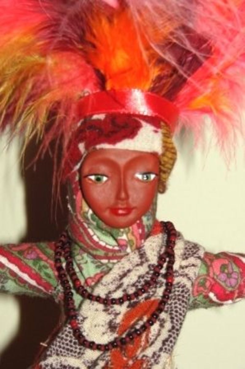 Oya Voodoo Doll, available from planetvoodoo.com