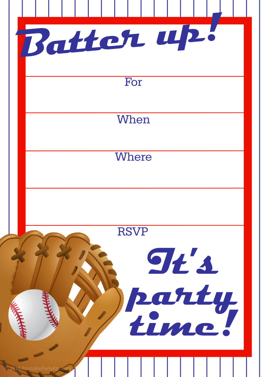 Free Printable Boys Birthday Party Invitations - HubPages