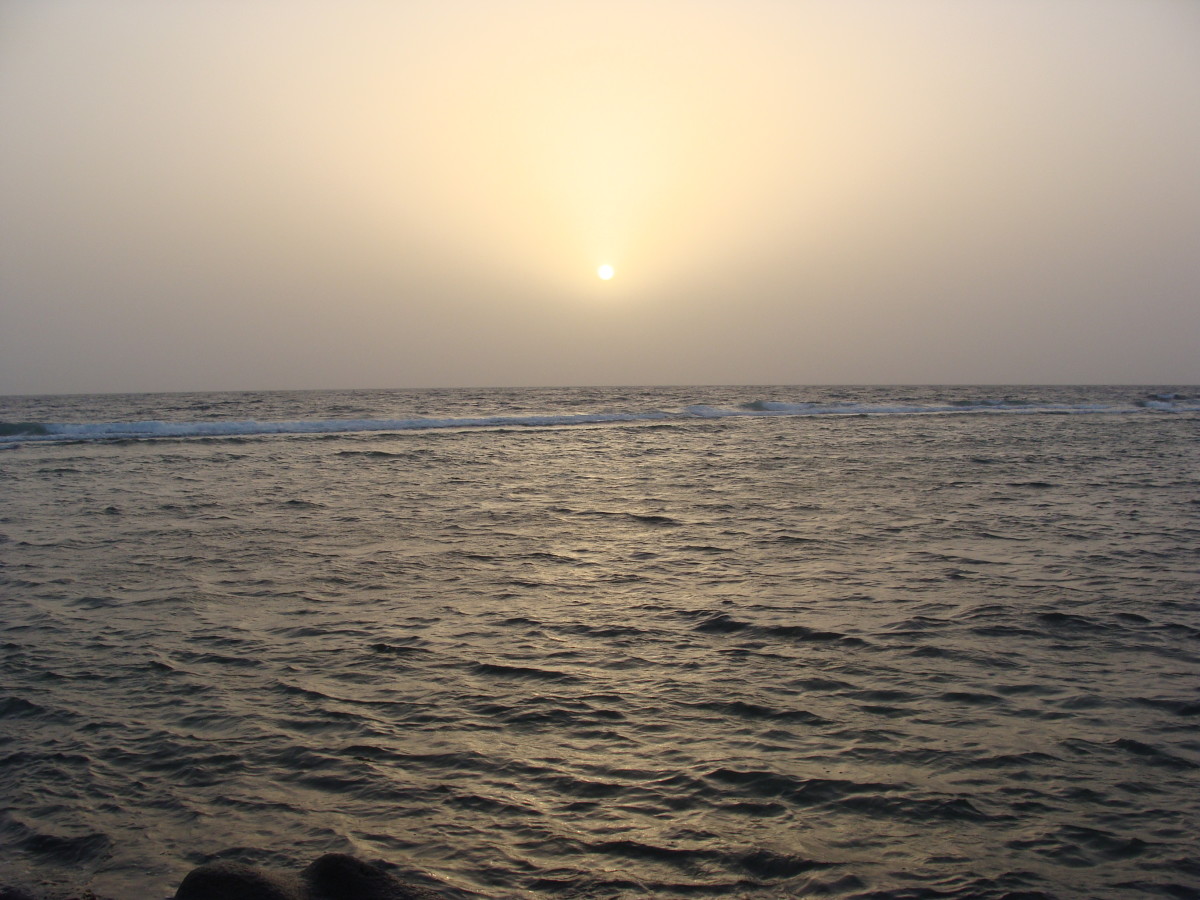 Sunset on the Red Sea