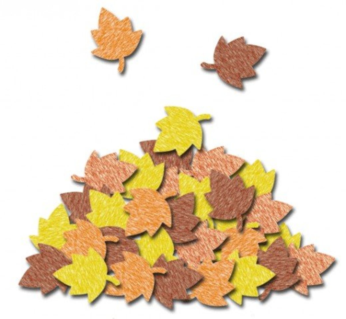 fall leaf pile clipart
