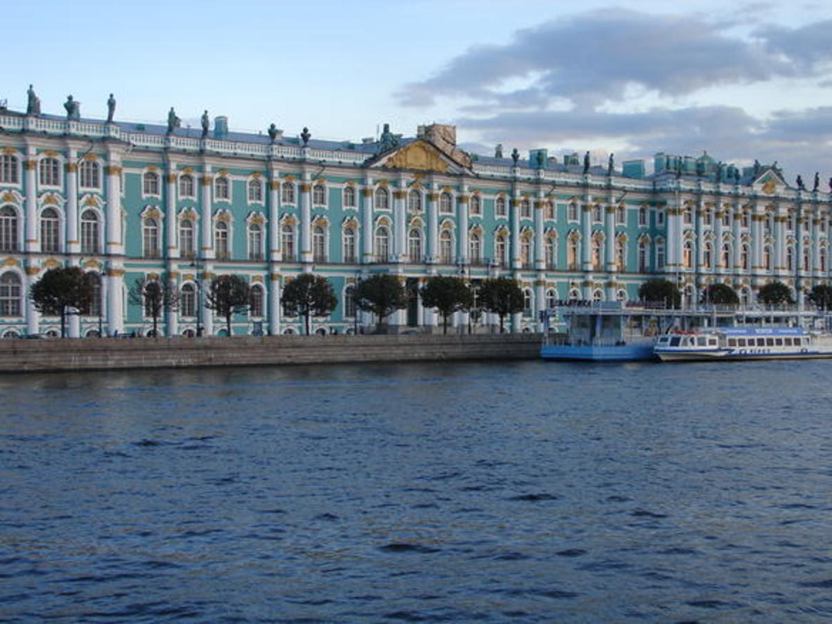 The  Beautiful Hermitage Museum in St.Petersburg Russia
