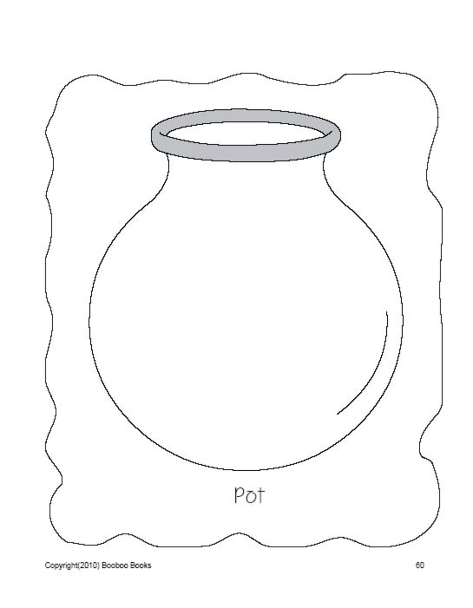 PreSchool Coloring Pages - Common objects