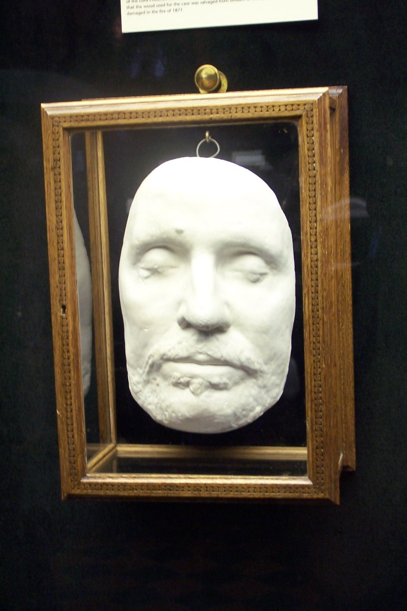 DEATH MASK OF OLIVER CROMWELL