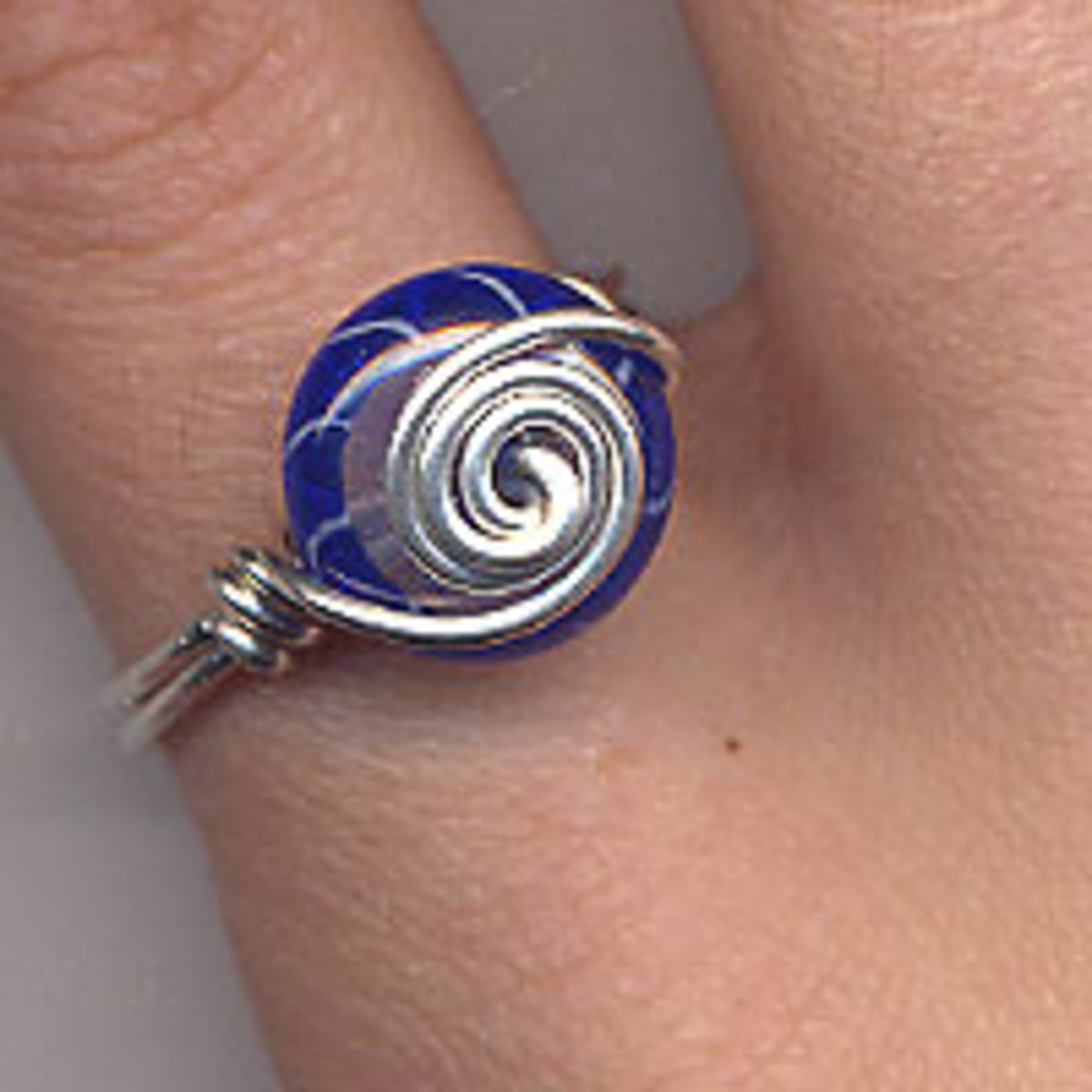 spiral wire wrapped ring